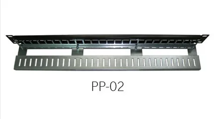 PANEL 19" 1U 24 PUERTOS RJ-45 CON CARCASA POSTERIOR BRIDAS BIACOM