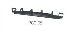PANEL PASACABLES CON 4 ANILLAS DE 40MM Y 2 VERTICALES 19" 1U BIACOM