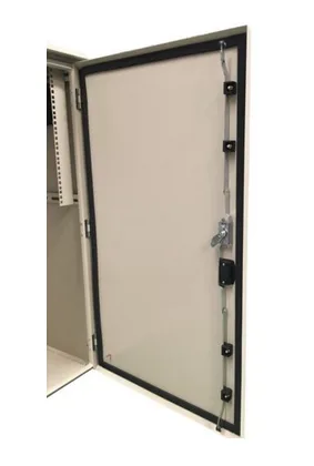 ARMARIO RACK MURAL EXTERIOR IP-55 19" 9U GTLAN 600x400MM MONTADO SIN ACCESORIOS PUERTA METALICA - Imagen 4