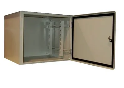 ARMARIO RACK MURAL EXTERIOR IP-55 19" 9U GTLAN 600x400MM MONTADO SIN ACCESORIOS PUERTA METALICA - Imagen 2