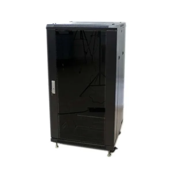 ARMARIO RACK 19" 22U AUNO 800x1000MM MONTADO SIN ACCESORIOS PUERTA PERFORADA