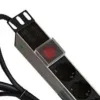 REGLETA 19" DE 8 TOMAS CON INTERRUPTOR TECNOTOC - Imagen 2
