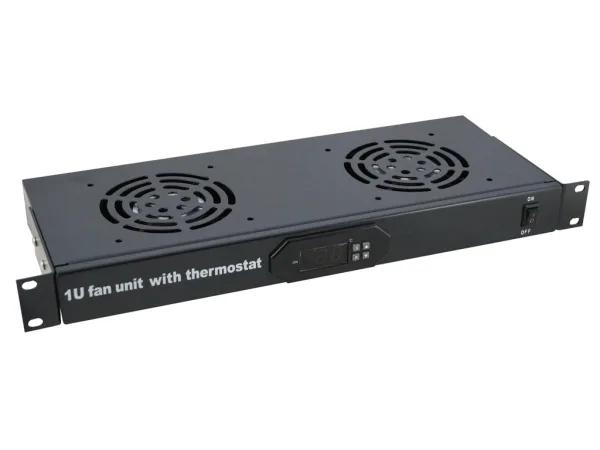 TERMORREGULADOR DIGITAL 1U CON 2 VENTILADORES MONOLYTH
