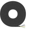 Bobina de cable RJ45 UTP para exterior Cat.6 100mt impermeable Negro Aisens