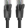 Cable de red RJ45 UTP Cat.6 1mt Negro Vention - Imagen 2