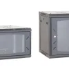 ARMARIO RACK MURAL 19" 18U GTLAN 31GTM18F6PSD 600x600MM DESMONTADO SIN ACCESORIOS PUERTA DE CRISTAL - Imagen 3