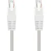Cable de red RJ45 UTP Cat.6 1mt Blanco Nanocable