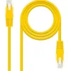 Cable de red RJ45 UTP Cat.6 25cm Amarillo Nanocable - Imagen 2