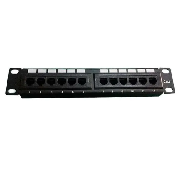 PATCH PANEL 12 PUERTOS 10" UTP CAT.6 AUNO